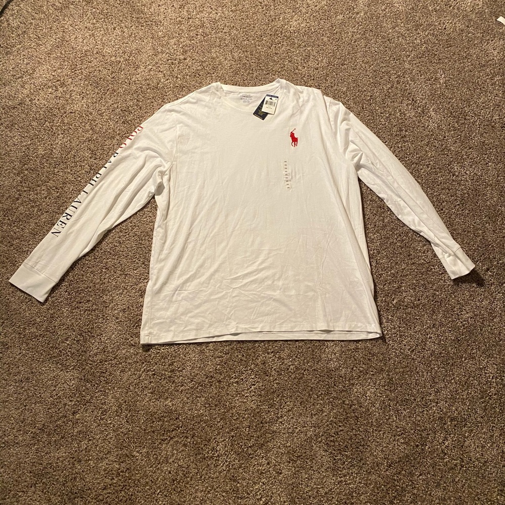 Polo Ralph Lauren Spell Out Ls Tee - Picture 2 of 3